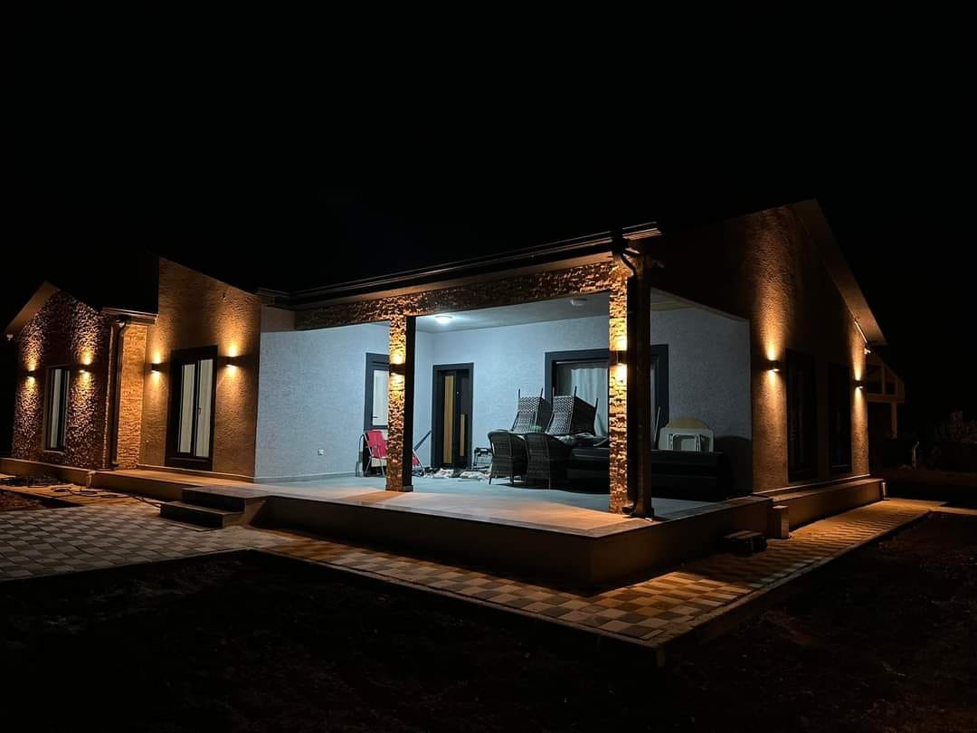 Doğal Taş Kolonlu Prestij Prefabrik Villa